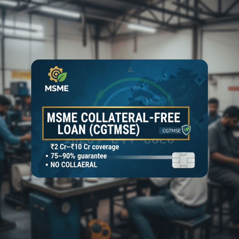 Get MSME loans without collateral